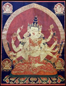 Guhyasamaja Akshobhyavajra 田中、17 世紀。
