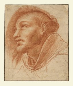 フランシスコ会修道士（聖フランシスコの可能性）の研究 作： Cerano (Giovanni Battista Crespi)