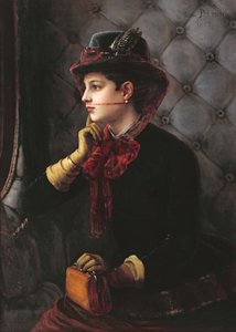 出発、1885 作： Cesar Pattein
