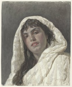 東洋人女性の胸像 作： Cesare Biseo