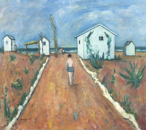 フィウメットのビーチ 作： Cesare Breveglieri
