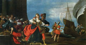 トロイのヘレンの拉致 作： Cesare Dandini