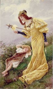 冬（四季のセットから） 作： Cesare Saccaggi