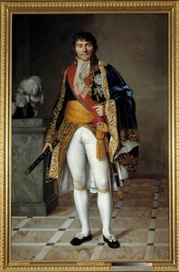 Portrait en pied du Marechal Francois Joseph Lefebvre (1755-1820) Duke of Dantzig, Marechal d