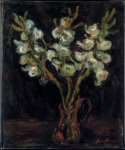 青いグラジオラス 作： Chaim Soutine