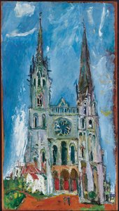 シャルトル大聖堂、1933 作： Chaim Soutine