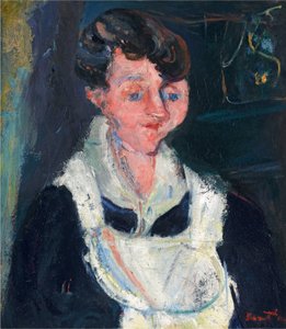 ラ・スブレット（待ち人） 1933年頃 油彩・カンヴァス 作： Chaim Soutine