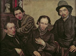 画家の集い 作： Chaim Soutine
