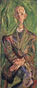 男の肖像、1921年頃 作： Chaim Soutine