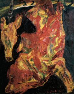 牛肉と子牛の頭のサイド 作： Chaim Soutine