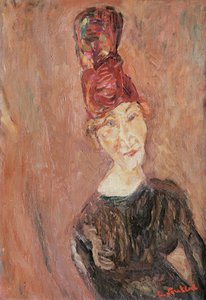 帽子の女1926 作： Chaim Soutine