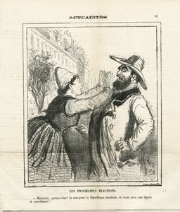Le Charivari』に掲載されたCham（1819-1879）のイラスト 作： Amédée de Noé