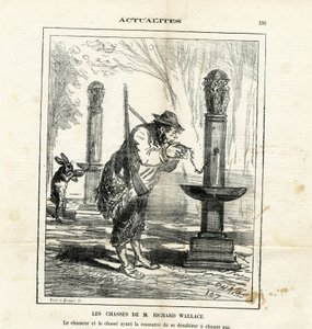 Le Charivari』に掲載されたCham（1819-1879）のイラスト