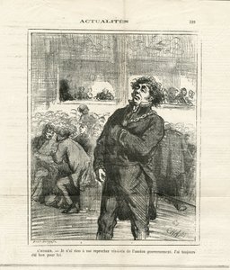 Le Charivari』に掲載されたCham（1819-1879）のイラスト 作： Amédée de Noé