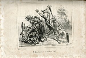 Le Charivari』に掲載されたCham（1819-1879）のイラスト 作： Amédée de Noé