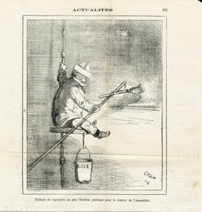 Le Charivari』に掲載されたCham（1819-1879）のイラスト 作： Amédée de Noé