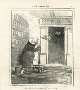 Le Charivari』に掲載されたCham（1819-1879）のイラスト 作： Amédée de Noé