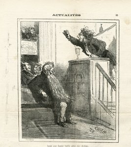 Le Charivari』に掲載されたCham（1819-1879）のイラスト