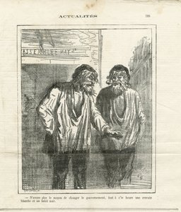 Le Charivari』に掲載されたCham（1819-1879）のイラスト 作： Amédée de Noé