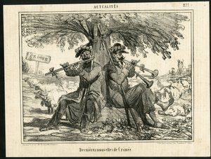 チャリバリ紙に掲載されたチャム（1819-1879）のイラスト - クリミアの最新ニュース - 戦争、音楽、クリミー（クリミー・ウォー
