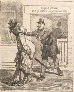 マダム、入るのはお勧めできません！ Le Charivari、1877 年 4 月 16 日、1877 年。 作： Cham