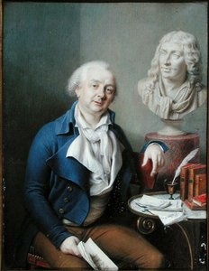 ダジンクールの肖像（1747-1809）（油彩・パネル） 作： Charles Marie Bouton