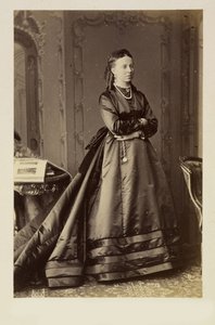 アレクサンドラ・ペトロヴナ・ドルデンブール - ロシアのアレクサンドラ・ペトロヴナ大公女 (1838-1900)、オルデンブルクの王女の肖像、ベルガマスコ、チャールズ (カール) (1830-1896) 作。 アルブミンの写真