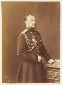 Nicolas Nikolaievitch de Russie - ロシアのニコラス・ニコラエヴィッチ大公（長老）の肖像（1831-1891）、ベルガマスコ、チャールズ（カール）（1830-1896）作。 アルブミン写真、c。 1874. ロシア国立映画・写真アーカイブ、クラスノゴルスク