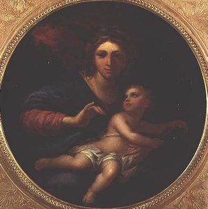 マドンナと子供 作： Charles (follower of) Le Brun