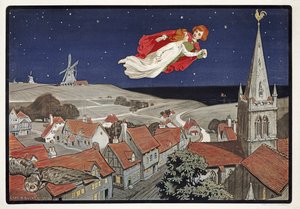 J・M・バリーによるピーターパンのピーターとウェンディの飛行（1860 - 1937）、pub.1904（カラーリソ）