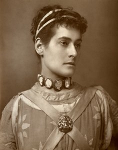マイラホーム、イギリスの女優、1884 作： Charles A. Long