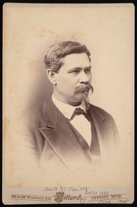 オーランド・メトカーフ・ポーの肖像、1832～1895年、1883年10月31日。 作： Charles A Millard