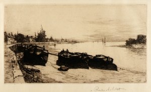 テムズ川の運河ボート 作： Charles A. Platt