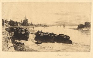 テムズ川の泥船 作： Charles A. Platt
