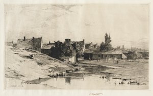 ブルージュの近くの古い家、1884-1888年。