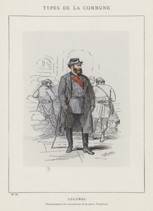 ヴァンドーム広場の大隊長、大佐 作： Charles Albert d Arnoux Bertall
