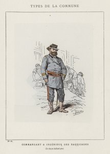 バリケードの司令官兼エンジニア、シチズンガイヤールの父 作： Charles Albert d Arnoux Bertall