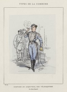 シチズンポーベールテレグラフディレクターの衣装 作： Charles Albert d Arnoux Bertall