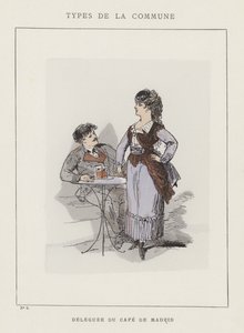 マドリードのDeleguee du Cafe 作： Charles Albert d Arnoux Bertall