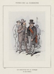 戦争大臣、市民Delescluze 作： Charles Albert d Arnoux Bertall
