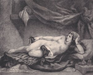 ロダリスク、1852年。 作： Charles Alexandre Debacq