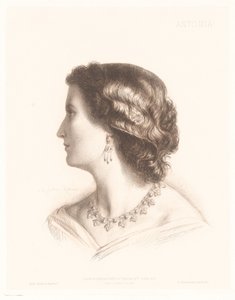 イタリア人女性の肖像 アントニア。 (アイテムのタイトル) イタリア女性の肖像（連載タイトル） 作： Charles Alphonse Paul Bellay