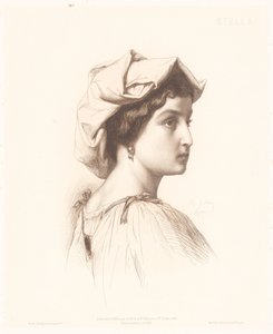 イタリア人女性の肖像 ステラ（オブジェクトのタイトル） イタリア女性の肖像（連載タイトル） 作： Charles Alphonse Paul Bellay