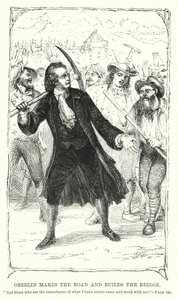 桜美林は道を作り、橋を架ける（刻印 作： Charles Altamont Doyle