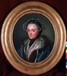 エンヴィル（アンヴィル）公爵夫人マリー＝ルイーズ＝ニコル（Marie Louise Nicole）（1716～1797年）の肖像。シャルル・アメデ・フィリップ・ファン・ロー（1719-1795）の絵画。 作： Charles Amedee Philippe van Loo