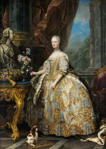 仏：マリー・レクザンスカ、フランス王妃（1703-1768） Marie Leszczyńska 作： チャールズアンドレヴァンルー