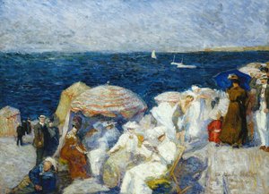 ビーチで、ディエップ。オンザビーチ、ディエップ、1907 作： Charles Andre Fridit