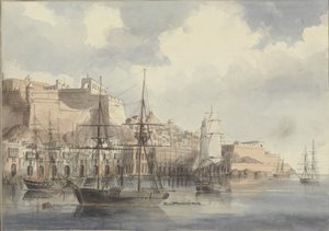 マルタ、ca で表示します。 1849年