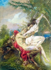ユニバーサル ヒストリーより、ジュピターとアンティオペ 作： Charles Antoine (attr. to) Coypel