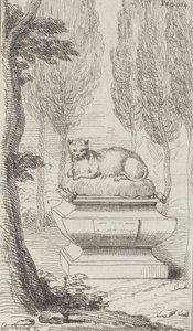 墓の上の猫, 1714-52., 1714-52. 作： Charles Antoine Coypel